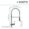 SCHÜTTE Küchenarmatur CORNWALL mit Geschirrbrause, Produktbild-Vorschau 4