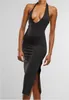 Urban Classics Mittellanges Kleid Damen Ladies Crossed Produktbild-Vorschau 4