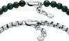 Fossil Armband-Set Herren Perlen Achat Grün und Edelstahl Produktbild-Vorschau 4