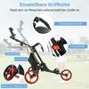 Chariot de golf à 3 roues en aluminium avec Voir les images du produit 5