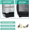 Cage Oiseau Filet Couverture Perroquets Nylon Noir 300cm Voir les images du produit 4