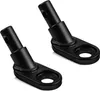 Two black bicycle trailer hitches are shown against a white background. Produktbild-Vorschau