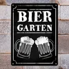 Biergarten Metallschild XL in 21x28 cm mit zwei Bierkrügen Produktbild-Vorschau 7