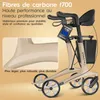 Déambulateur pliable et léger ELONEO en carbone avec siège, Voir les images du produit 5