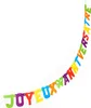 Schrift-Girlande Party-Deko bunt 3m Produktbild-Vorschau 1