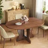 Mondeer Table de salle à manger ronde extensible 110-150 cm Voir les images du produit 3