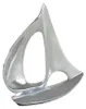 Scultura Casablanca in alluminio lucido h.21cm altezza: 21 Anteprima dell’immagine prodotto 1