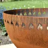 Focolare in acciaio Corten - Girevole e con ventilazione Anteprima dell’immagine prodotto 5