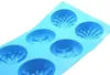 Blumenform Silikon Form, Stcke, 6Mulden Silikon Blume Produktbild-Vorschau 4