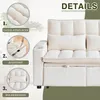 Tagesbett 3-in-1, ausziehbares Gästebett 142 x 177 cm mit Produktbild-Vorschau 5