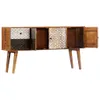 vidaXL Buffet avec motifs imprimés 130x30x70 cm bois massif Voir les images du produit 9