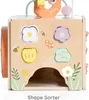 CLASSIC WORLD Drewniana Kostka Edukacyjna Sensoryczna 5w1 Produktbild-Vorschau 9
