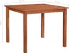 vidaXL Tavolo da giardino 85x85x74 cm in legno massiccio di Anteprima dell’immagine prodotto 11
