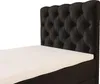 Čalouněná boxspringová postel 120x200 ADRIA 2 - tmavě šedá Náhled obrázku produktu 7