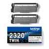 Brother TN2320 TWIN - confezione da 2 - alta resa - nero - Anteprima dell’immagine prodotto 6