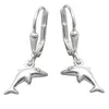 Ohrbrisur Ohrhänger Ohrringe 25x7mm Delfin rechts-links Produktbild-Vorschau 1