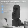 ECD Germany Moai Figur Rapa Nui Kopf 78cm hoch, Anthrazit, Produktbild-Vorschau 2