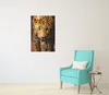 Wallario selbstklebendes Poster - Leopard in Nahaufnahme Produktbild-Vorschau 2
