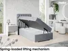 MEBLINI Boxspringbett mit Bettkasten - Gepolstert Produktbild-Vorschau 3