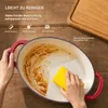 Casserole en fonte (7,1 litres), forme ovale, incluant des Voir les images du produit 7