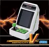 A Sega Astro City Mini V retro console is displayed against a black background with orange lightning effects. Podgląd zdjęcia produktu