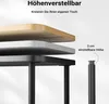 Wiltec Edelstahl Tischbein Set, schwarz, 4 Möbelfüße Ø 60 Produktbild-Vorschau 5