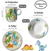 Detský riad "Dino", 3-dielny, farebný Náhľad obrázku produktu 6