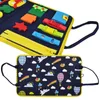 Montessori Busy Board Fühlbuch Lernspielzeug Sensorik Buch Produktbild-Vorschau 3
