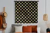 MuchoWow® Wandteppich Wandbehang Muster - Herz - Gold Produktbild-Vorschau 4