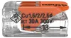 Wago 221-612, Gerade, 450 V, Orange, Transparent, EN 60664 Produktbild-Vorschau 4
