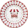 4x Christmas Wonderland Kuchenteller verschiedene Dekor Produktbild-Vorschau 3