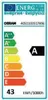 An energy efficiency label for a light bulb. Produktbild-Vorschau