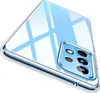A clear phone case is shown from a diagonal angle, highlighting its transparency and camera cutout. Náhľad obrázku produktu