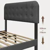 Letto imbottito Bealife con testiera regolabile in altezza, Anteprima dell’immagine prodotto 4