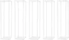 Five transparent acrylic display stands arranged in a row against a white background. Voir les images du produit