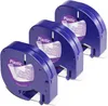 Phomemo 3x Etikettenband kompatibel mit Dymo LetraTag Produktbild-Vorschau 1
