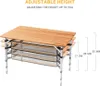 Table de camping KING CAMP Bambou 100 x 65 cm Voir les images du produit 5