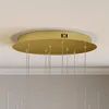 Lucande LED-Hängelampe Hayley, Ø 40 cm, 9-flg., gold, Glas Produktbild-Vorschau 12