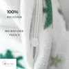 Fleecové ložní prádlo se zeleným vzorem jedle ze 100% Náhled obrázku produktu 3