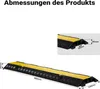 Wiltec Kanal Kabelbrücke 98 x 24 x 4,5 cm, Kabelkanal 13 t Produktbild-Vorschau 4