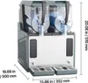 SucceBuy Slush-Maschine 2 x 4 L, 455 W Eisbereiter ohne Produktbild-Vorschau 8