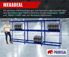 Reifenregal TIGER mit Fachboden | HxBxT 180x130x50cm | bis Produktbild-Vorschau 8