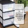 Schubladenschrank mit Rollen 3 transparenten Schubladen Produktbild-Vorschau 8