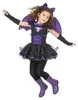 Fledermauskostüm lila für Mädchen Halloween S 4-6 Jahre Produktbild-Vorschau 2