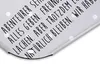 Mr. & Mrs. Panda Schild Igel Federschmuck DIN A6 - Grau Produktbild-Vorschau 5