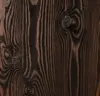 A close-up view of a dark brown wooden surface with prominent grain patterns and knots. Anteprima dell’immagine prodotto