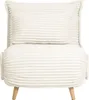 home24 Schlafsessel - Cord / Eiche - Creme - Eiche Hell Produktbild-Vorschau 8