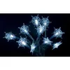 LED Lichterkette 20er Schneeflocke weiß Batteriebetrieb Produktbild-Vorschau 1