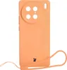 Bizon Silikonhülle Sq für VIVO X90 Pro, orange Produktbild-Vorschau 1