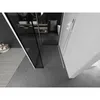 Mexen Kioto Duschwand Walk-in 100 x 90 x 40 cm, schwarzes Produktbild-Vorschau 3